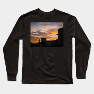 October Orange Sunrise Long Sleeve T-Shirt